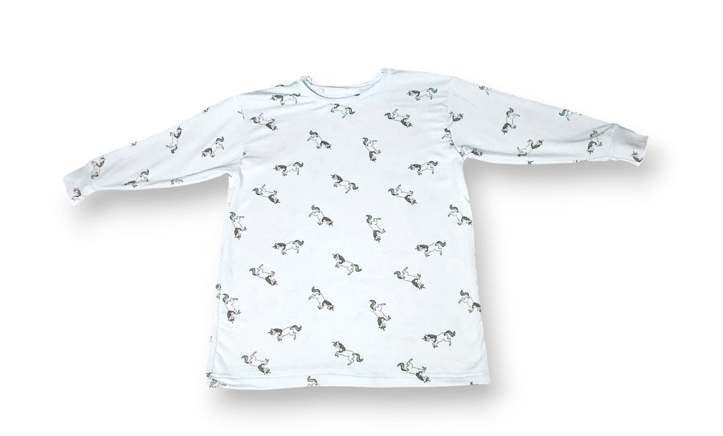 Unicorn oversized tee dress