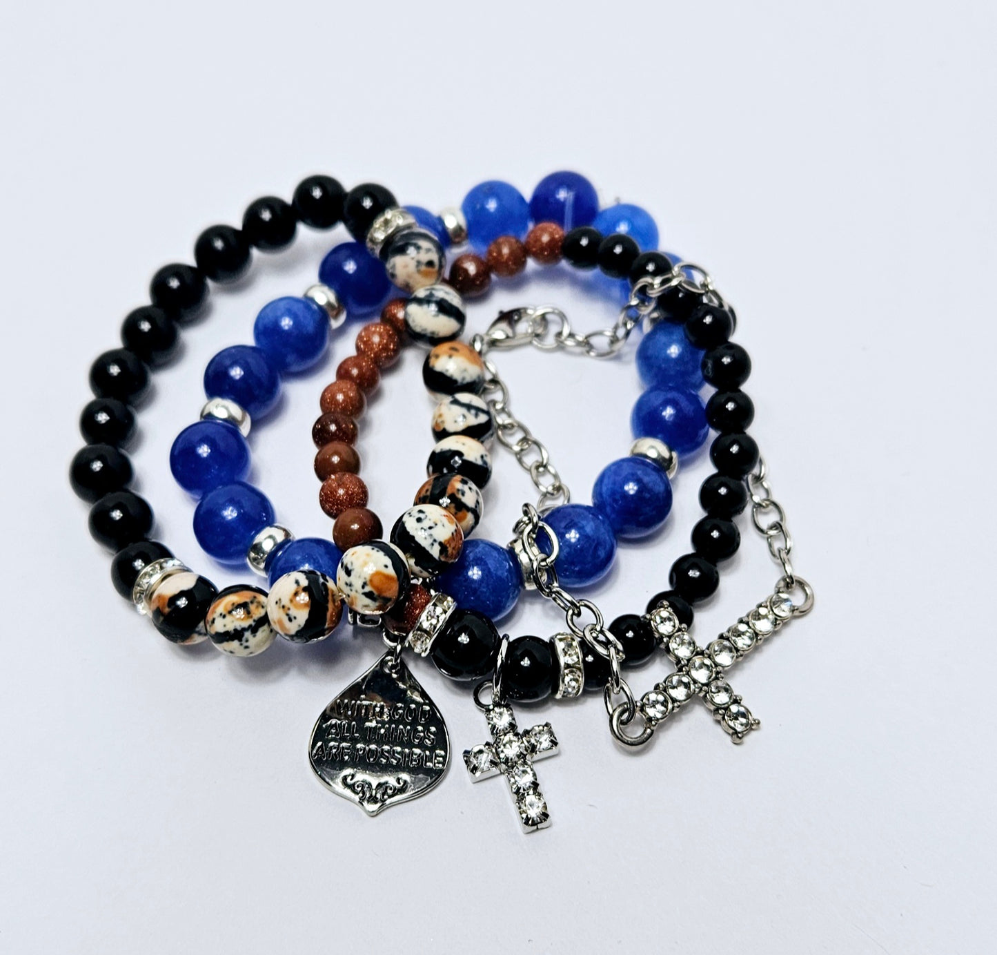 Covered in Faith Stack Bracelet Set