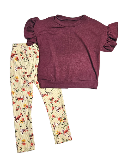 Burgundy Pop Blossoms