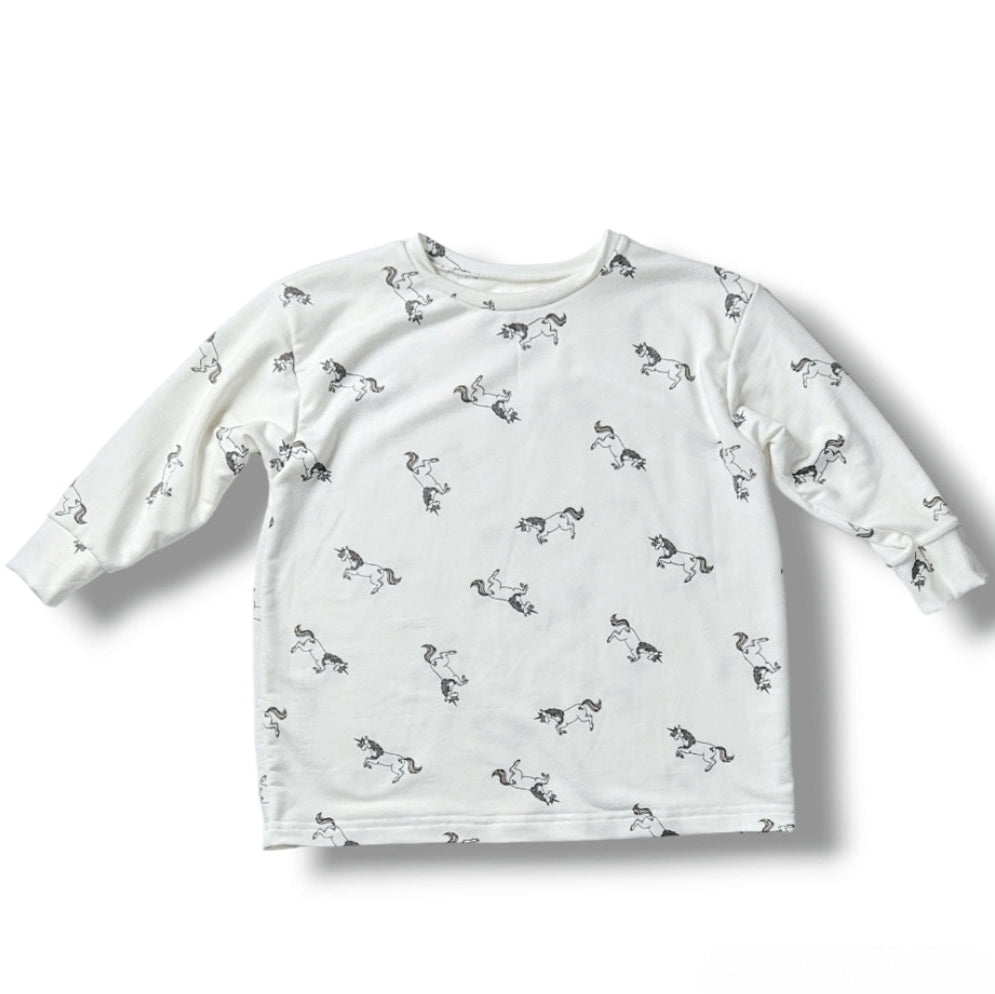 Unicorn oversized tee dress