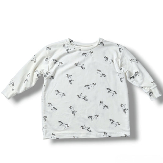 Unicorn oversized tee dress