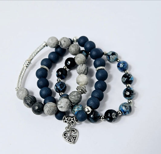 Midnight Mercy Bracelet Set