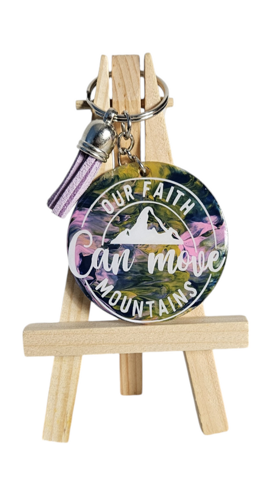 Faith-based keychains (round)